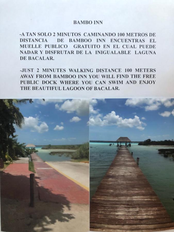 Bamboo Inn Bacalar Zewnętrze zdjęcie